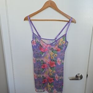 Floral Purple Women's Top
